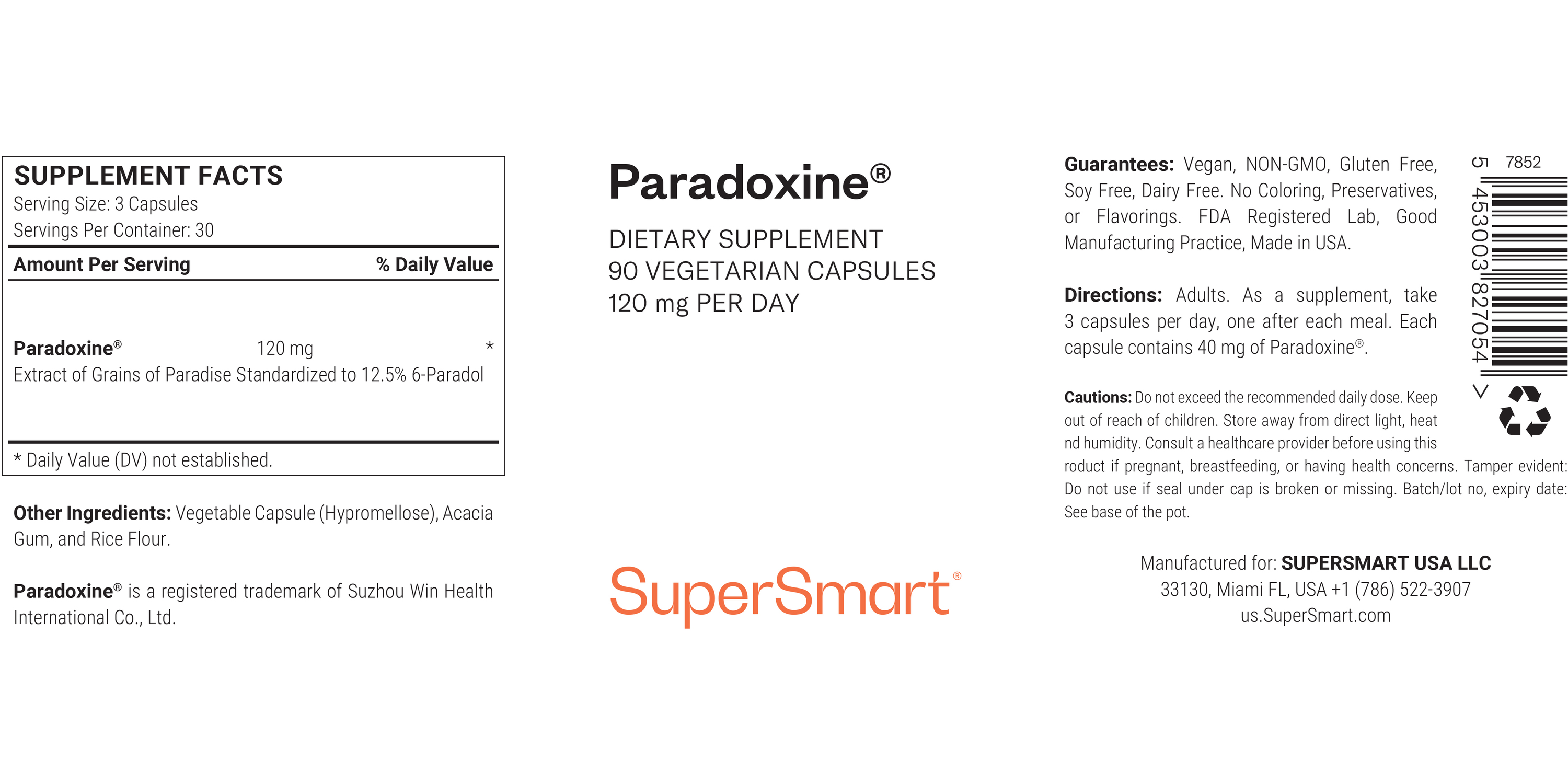 Paradoxine® Supplement