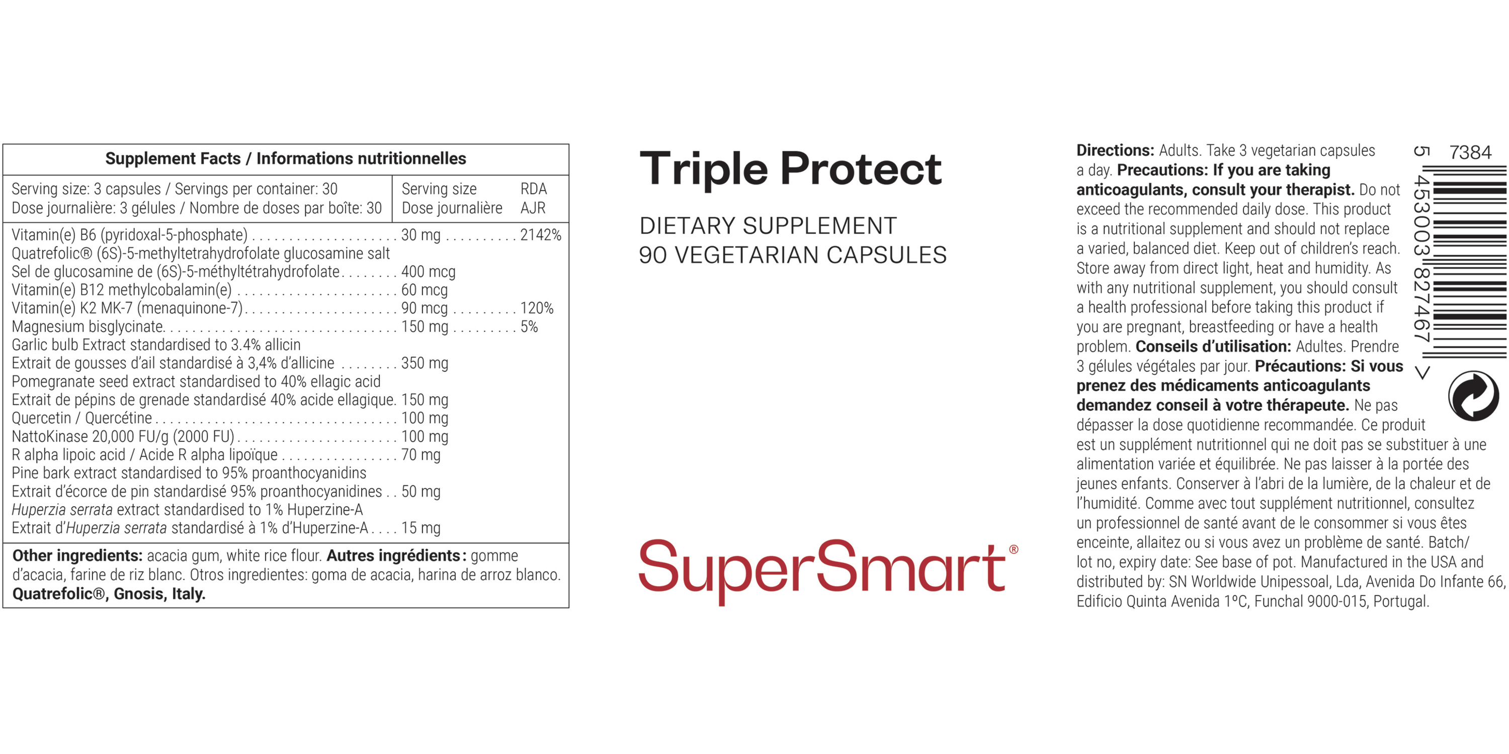 Triple Protect Supplement