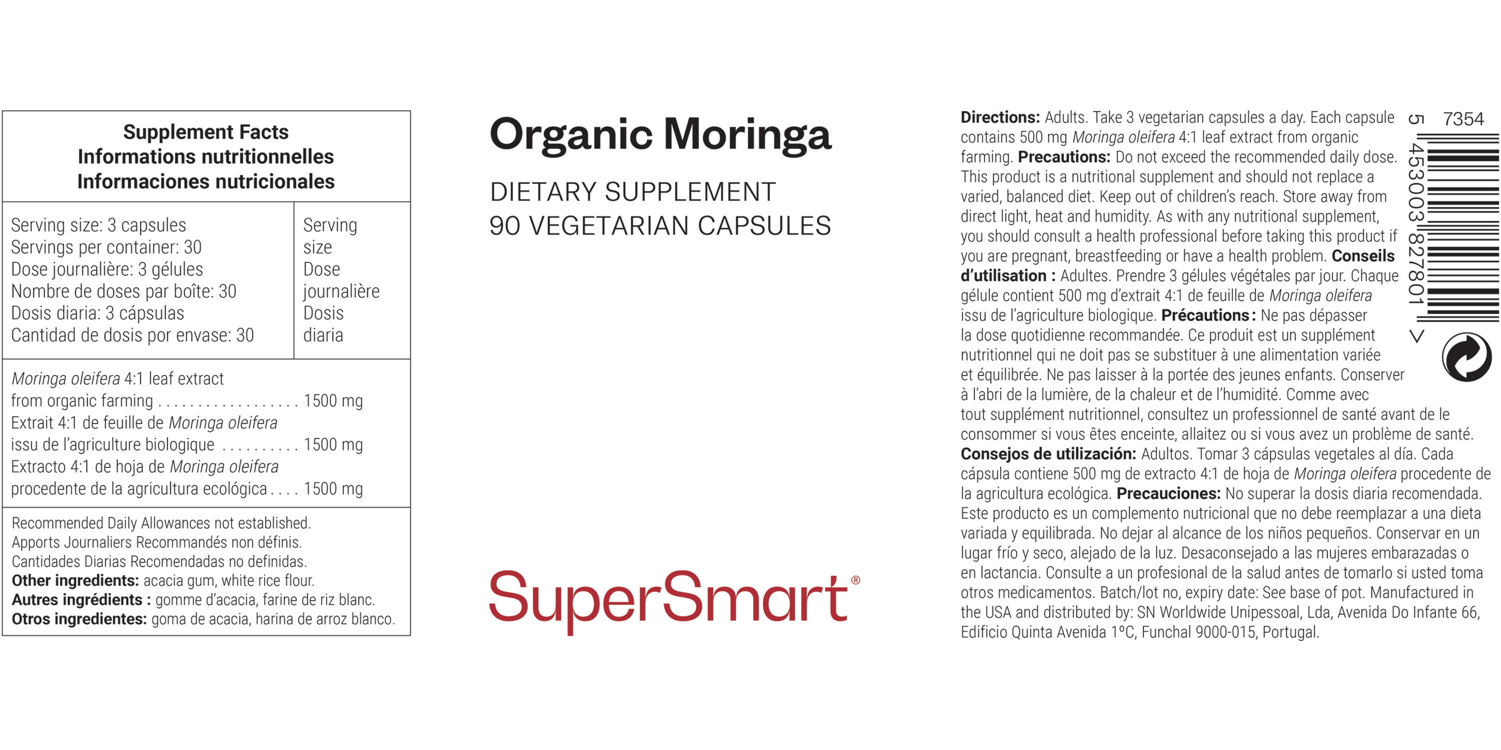 Organic Moringa Supplement