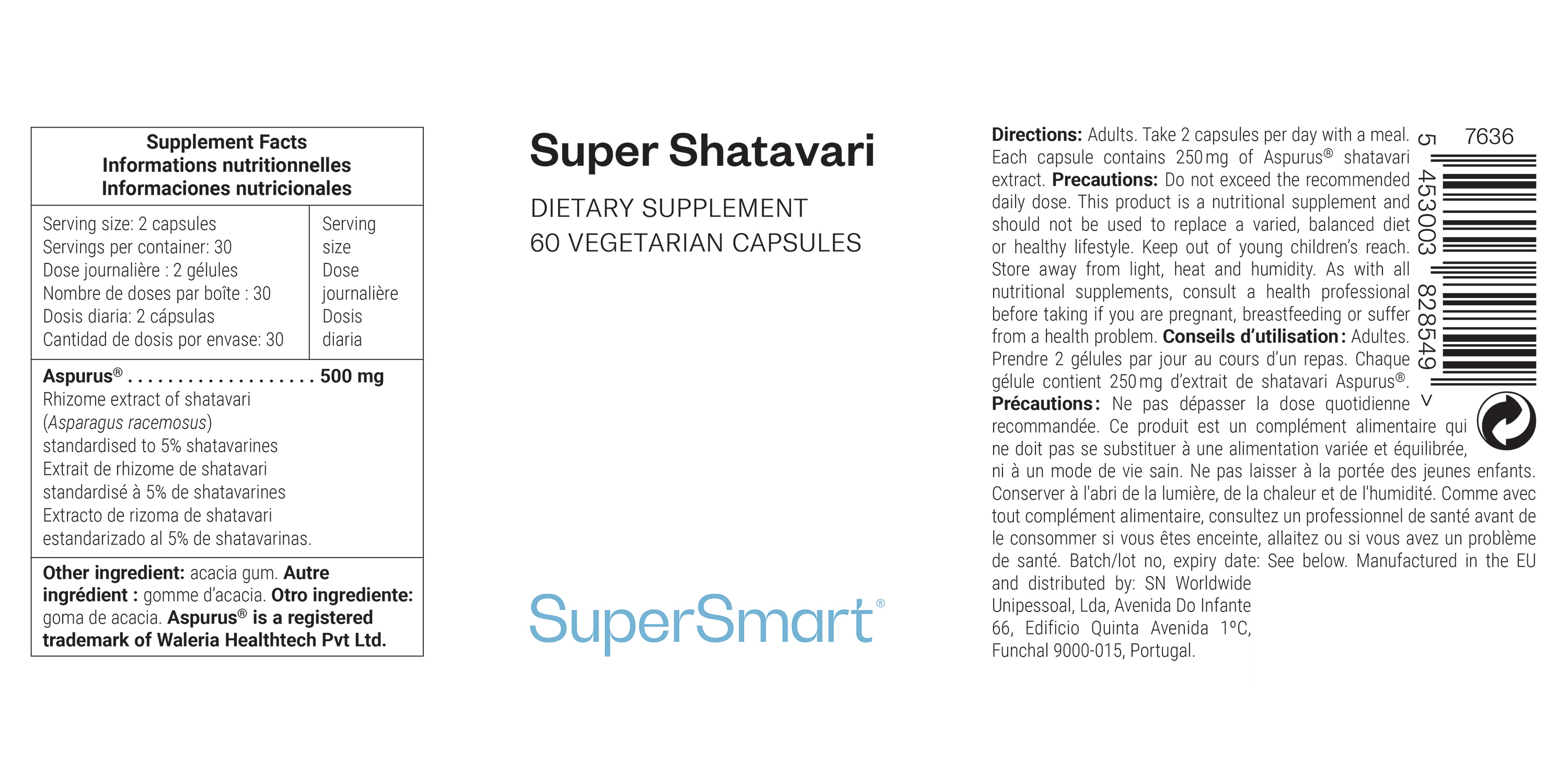 Extract of shatavari root rich in benefits