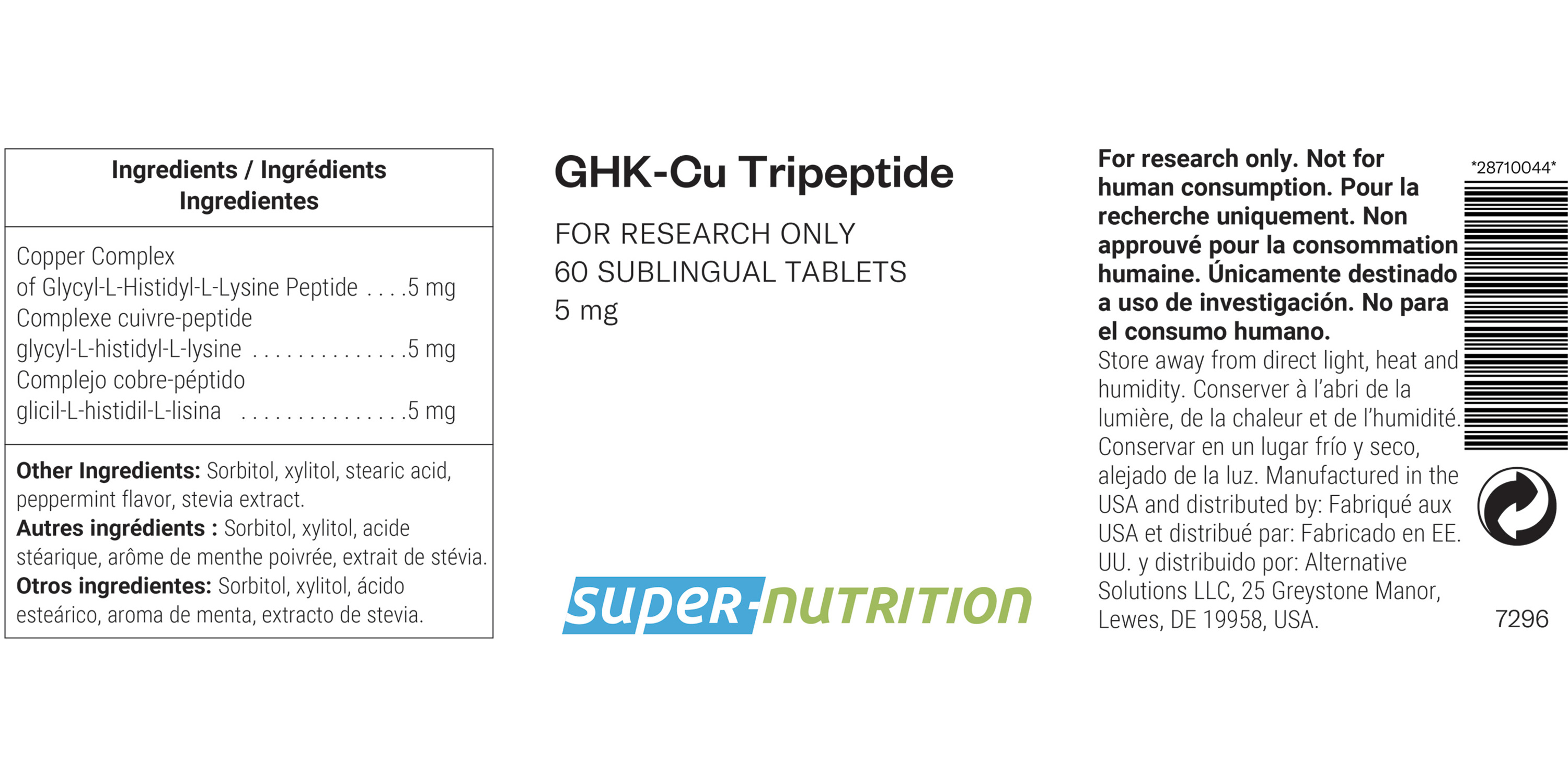 GHK-Cu Tripeptide